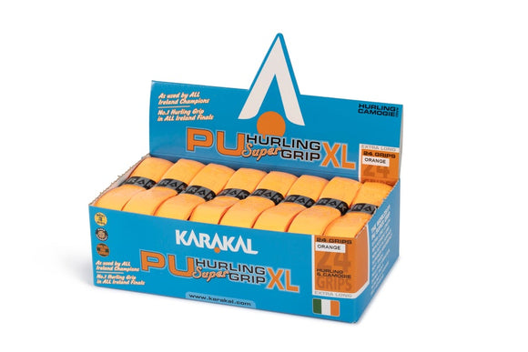 Karakal PU Super Grip - Hurling XL - Orange - Box of 24