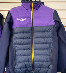 Coach jacket -Navy/Purple