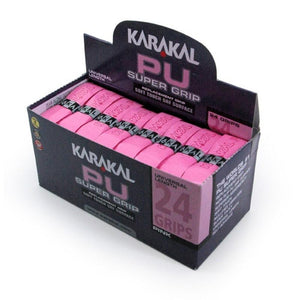 Karakal PU Super Grip - Solid - Fluo Pink - Box of 24
