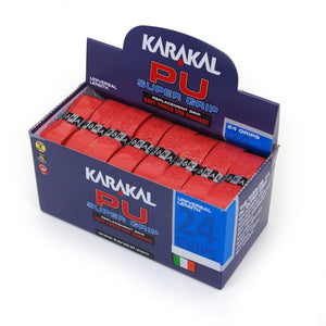 Karakal PU Super Grip - Solid - Red - Box of 24