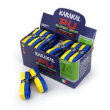 Karakal PU Super Grip - Duo - Blue/Yellow - Box of 24