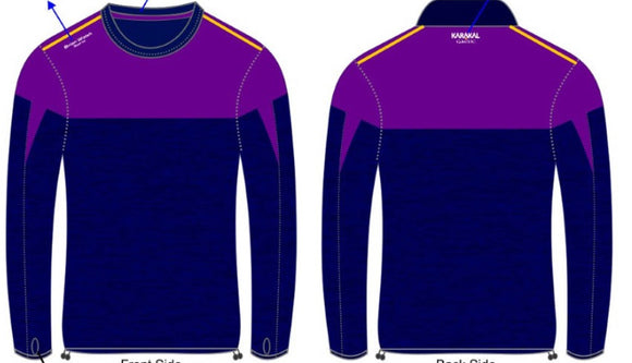 CREW NECK  -purple