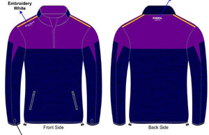 Brian Walsh Sports Half Zip -purple