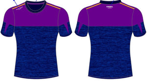Short sleeve training top -purple